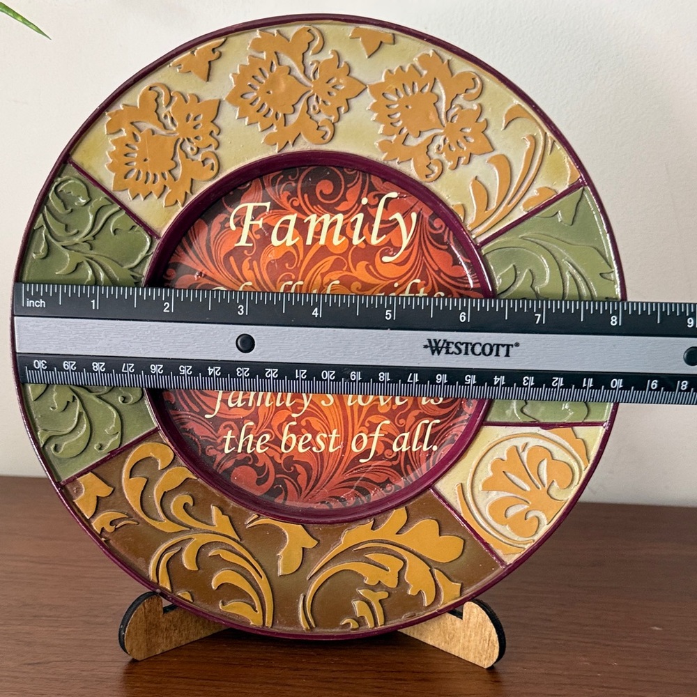 Decorative Family Quote Plate - Picture 2 of 2